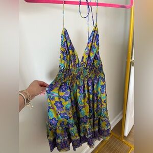 Vibrant Floral Handmade Dress